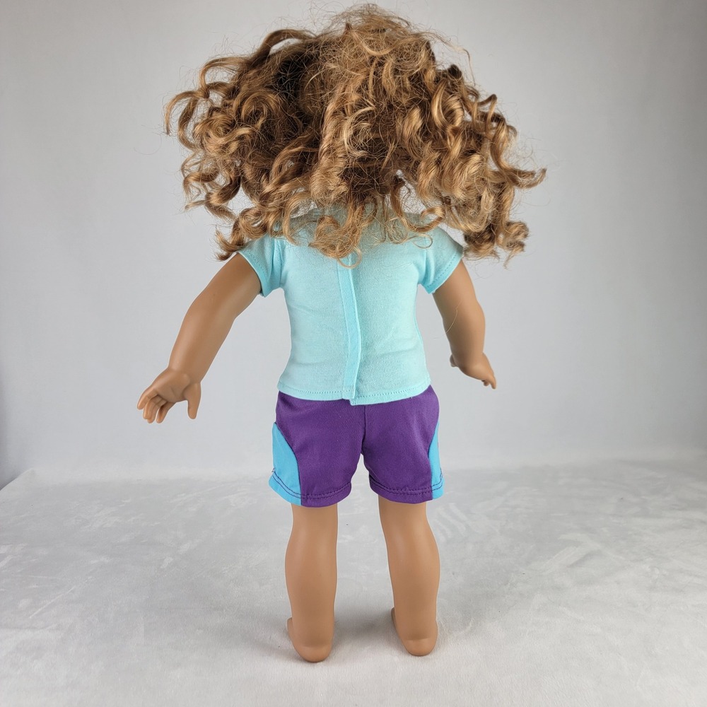 American Girl Courtney Moore 18 Inch Doll 1980s Historical Meet Outfit Pierced - Picture 5 of 9